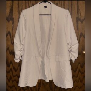 Elegant Cream Women's Blazer